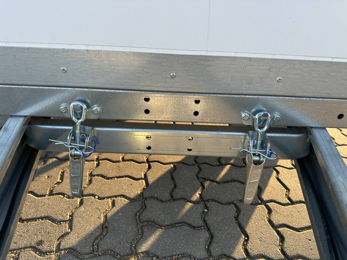 Anhänger fourgon SMART BOX mit rampes Temared basculant 750kg