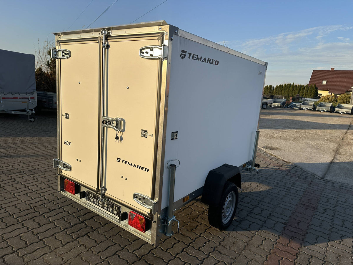 Anhänger fourgon SMART BOX mit rampes Temared basculant 750kg