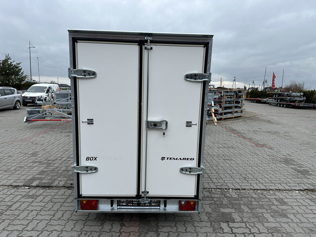 Anhänger conteneur Furgon BOX Temared zu deux essieux  750 kg