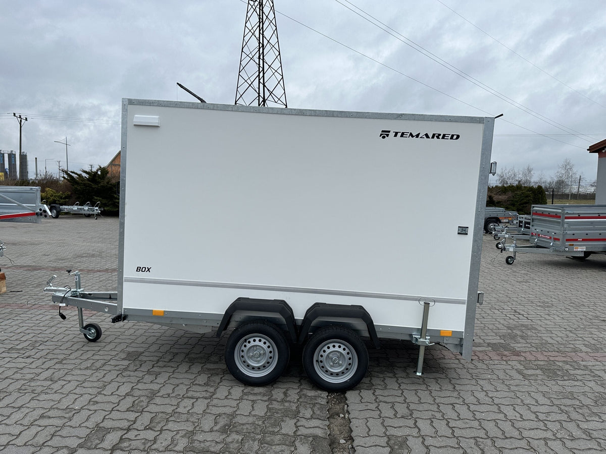 Anhänger conteneur Furgon BOX Temared zu deux essieux  750 kg