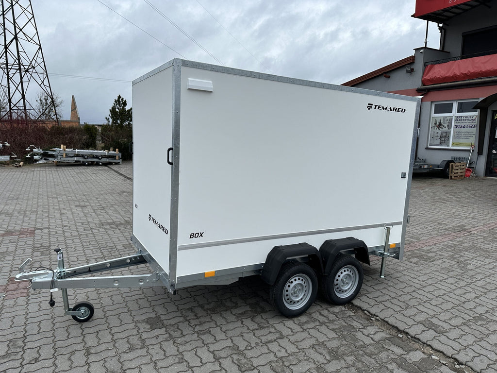 Anhänger conteneur Furgon BOX Temared zu deux essieux  750 kg
