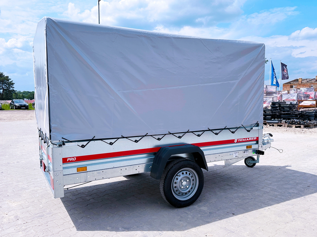 Anhänger voiture simple essieu mit bâche 750 kg