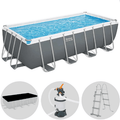 Bestway Power Steel 56671 - 488 x 244 x 122 cm - Schwimmbecken hors-Boden