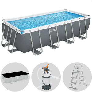 Bestway Power Steel 56671 - 488 x 244 x 122 cm - Schwimmbecken hors-Boden