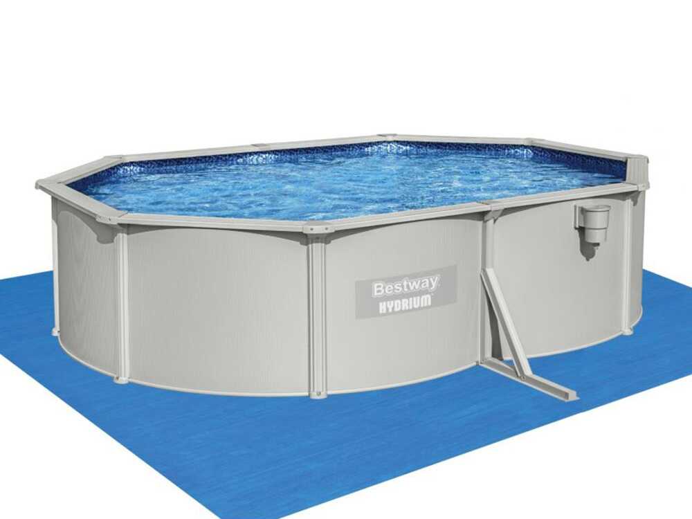 Bestway Hydrium 56586 - 500 x 360 x 120 cm - Schwimmbecken oval