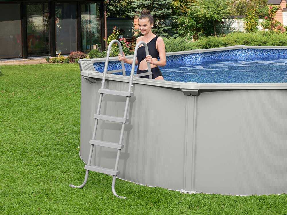 Bestway Hydrium 56586 - 500 x 360 x 120 cm - Schwimmbecken oval
