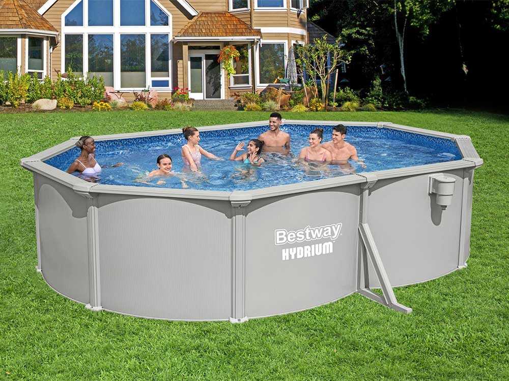 Bestway Hydrium 56586 - 500 x 360 x 120 cm - Schwimmbecken oval
