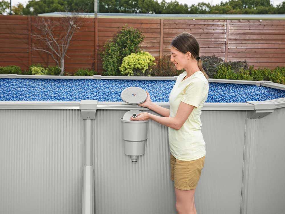 Bestway Hydrium 56586 - 500 x 360 x 120 cm - Schwimmbecken oval