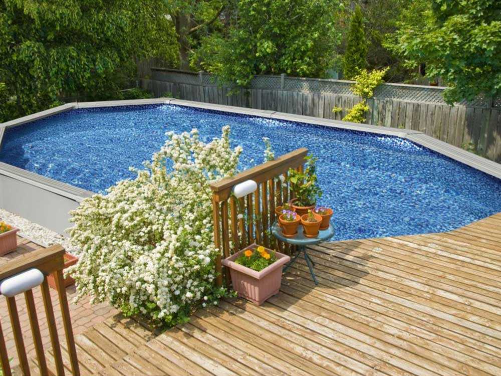 Bestway Hydrium 56586 - 500 x 360 x 120 cm - Schwimmbecken oval