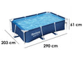 Bestway Steel Pro 56403 - 259x170x61 cm - Schwimmbecken hors-Boden
