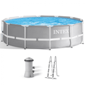 Intex Prisma Frame 26716NP - Ø366x99 cm - Schwimmbecken Rund + Épurateur zu cartouche + Échelle