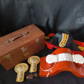 Ensemble Vintage d’Officier de la Marine Impériale Japonaise – Épaulettes, Chapeau et Étui WWII