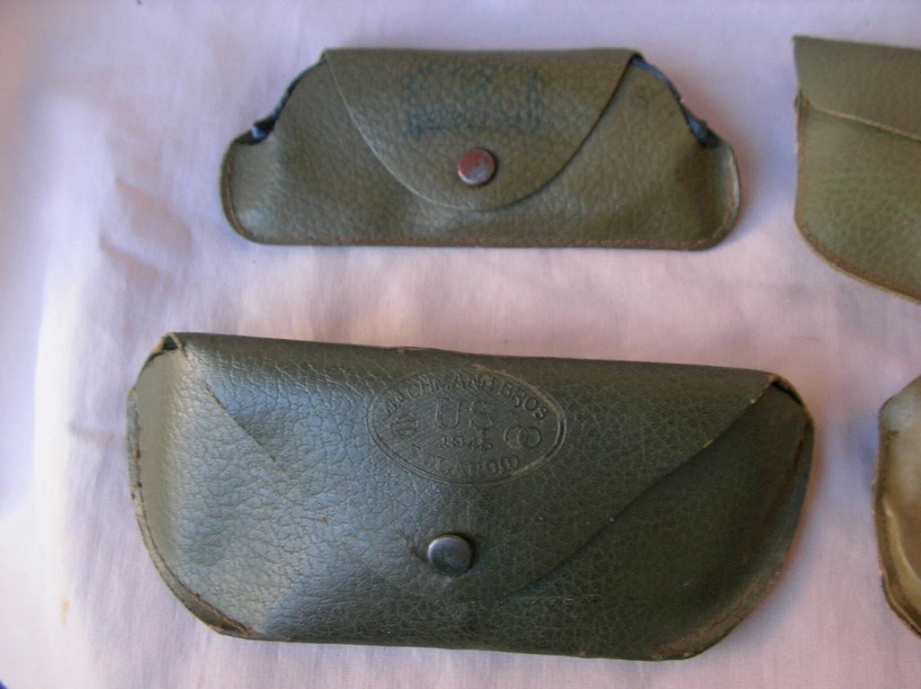 Zweiter Weltkrieg – 4er-Set amerikanischer Militärsonnenbrillen mit Etuis (1944–1945)