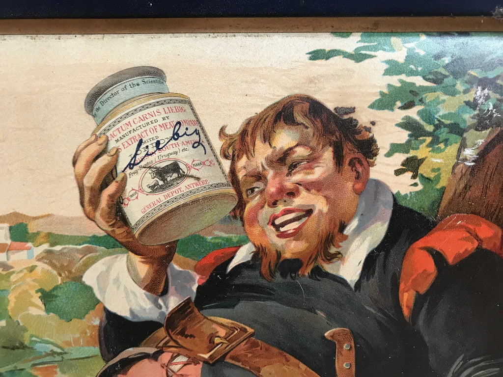 Tôle ancienne LIEBIG « Marmiton » – vers 1910 – Très Rare