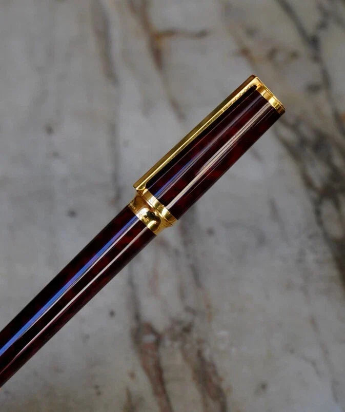 GRAND STYLO PLUME S.T. DUPONT MONTPARNASSE XL OR 18K