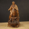 Ancienne sculpture religieuse en bois – Sainte Thérèse en extase – Allemagne, XVIIIe siècle
