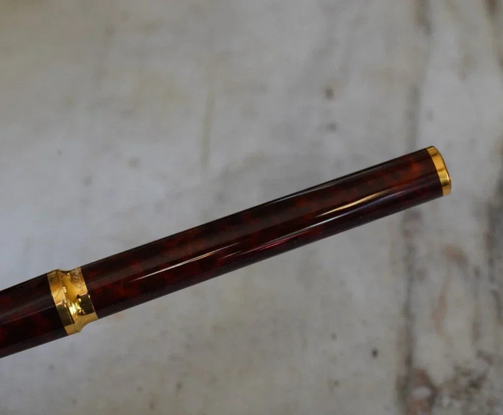 GRAND STYLO PLUME S.T. DUPONT MONTPARNASSE XL OR 18K