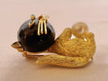MAGNIFIQUE BROCHE PENDENTIF FRANÇAISE EN OR