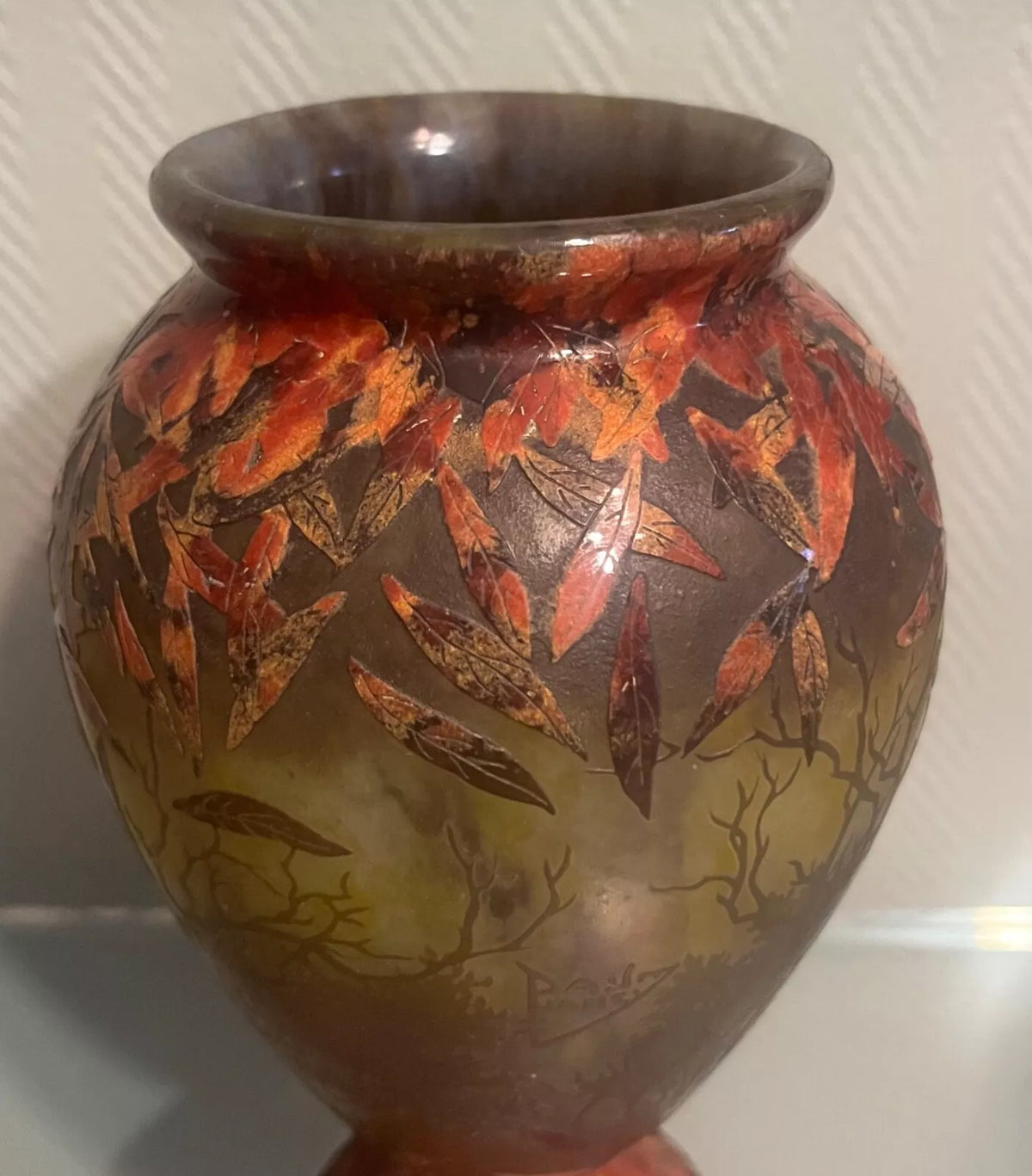 EMAIELLEERTE DAUM NANCY-VASE