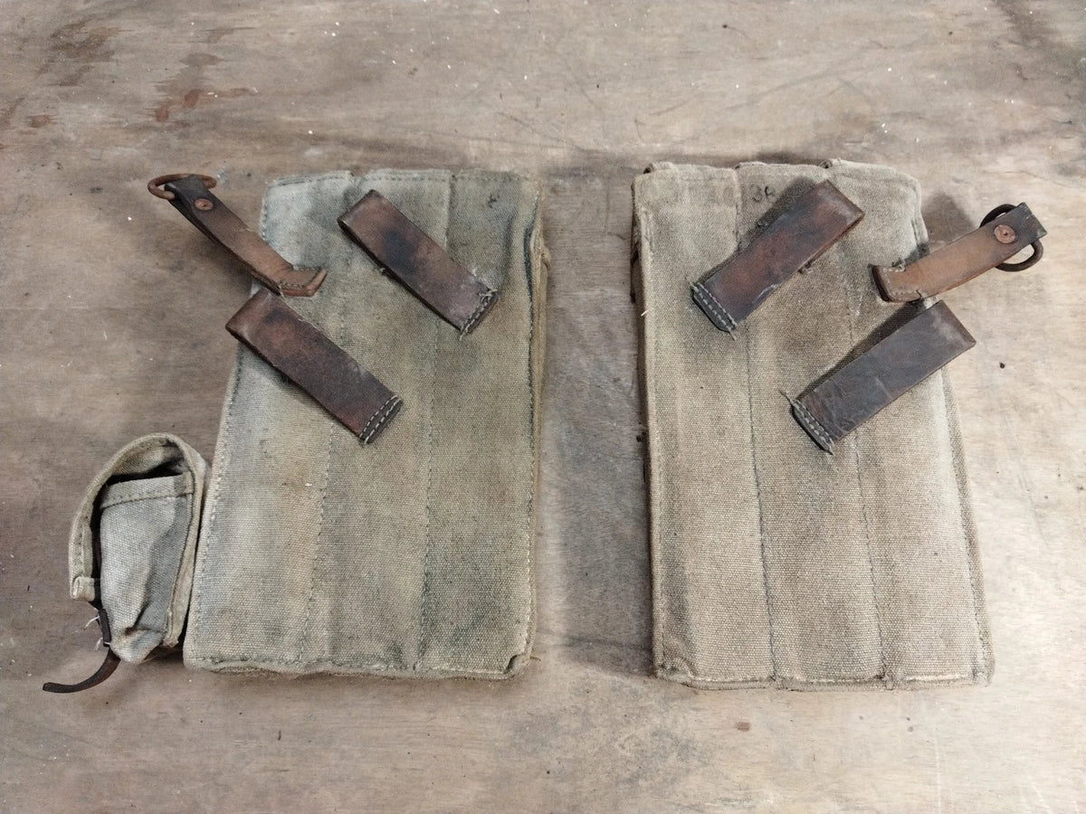 Lot de portes chargeurs Militaria Allemand WW2