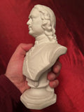 Statuette buste de Pierre Ier biscuit Empire russe