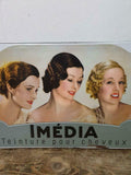 Plaque emmaillée Imedia Teinture de l'Oréal