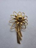 Ancienne broche en or 18k 750 vintage