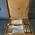 Coffret ménagère en argent massif minerve
