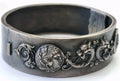Bracelet argent massif décor chimère dragon