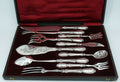 Coffret de 10 pièces de service argent massif Minerve