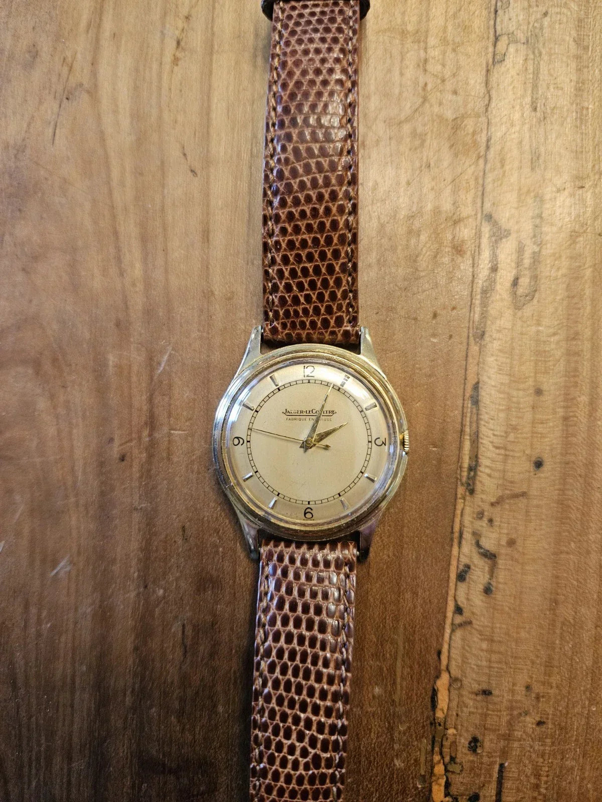 Montre homme Jaeger LeCoultre vintage or 18k 750 massif