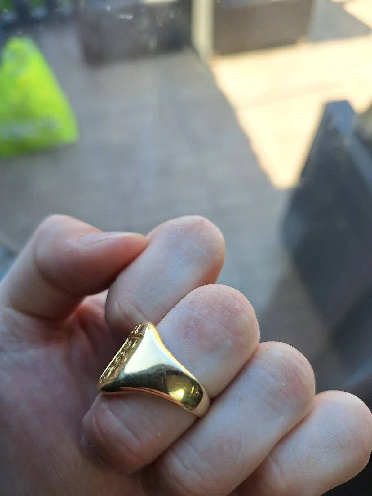 Chevalière or 18 carats Lion des Flandres
