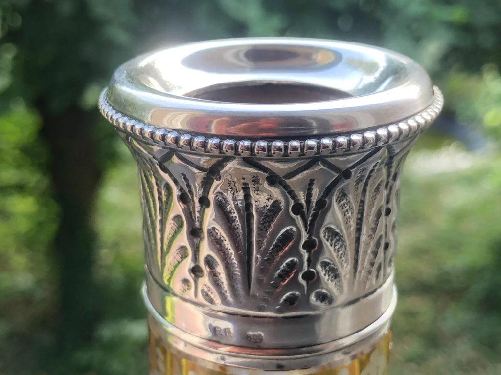 Grande Carafe en Cristal en argent massif