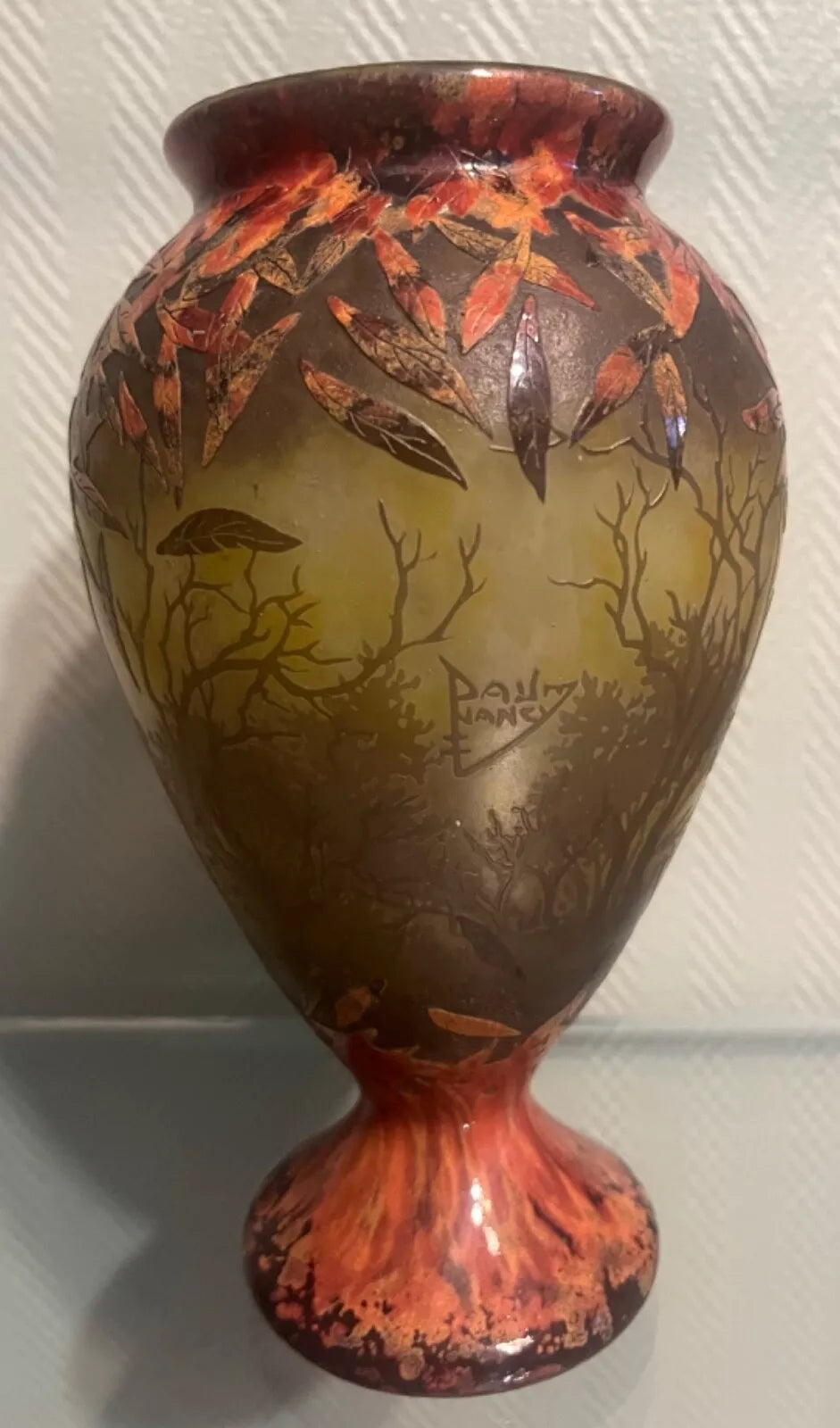 EMAIELLEERTE DAUM NANCY-VASE