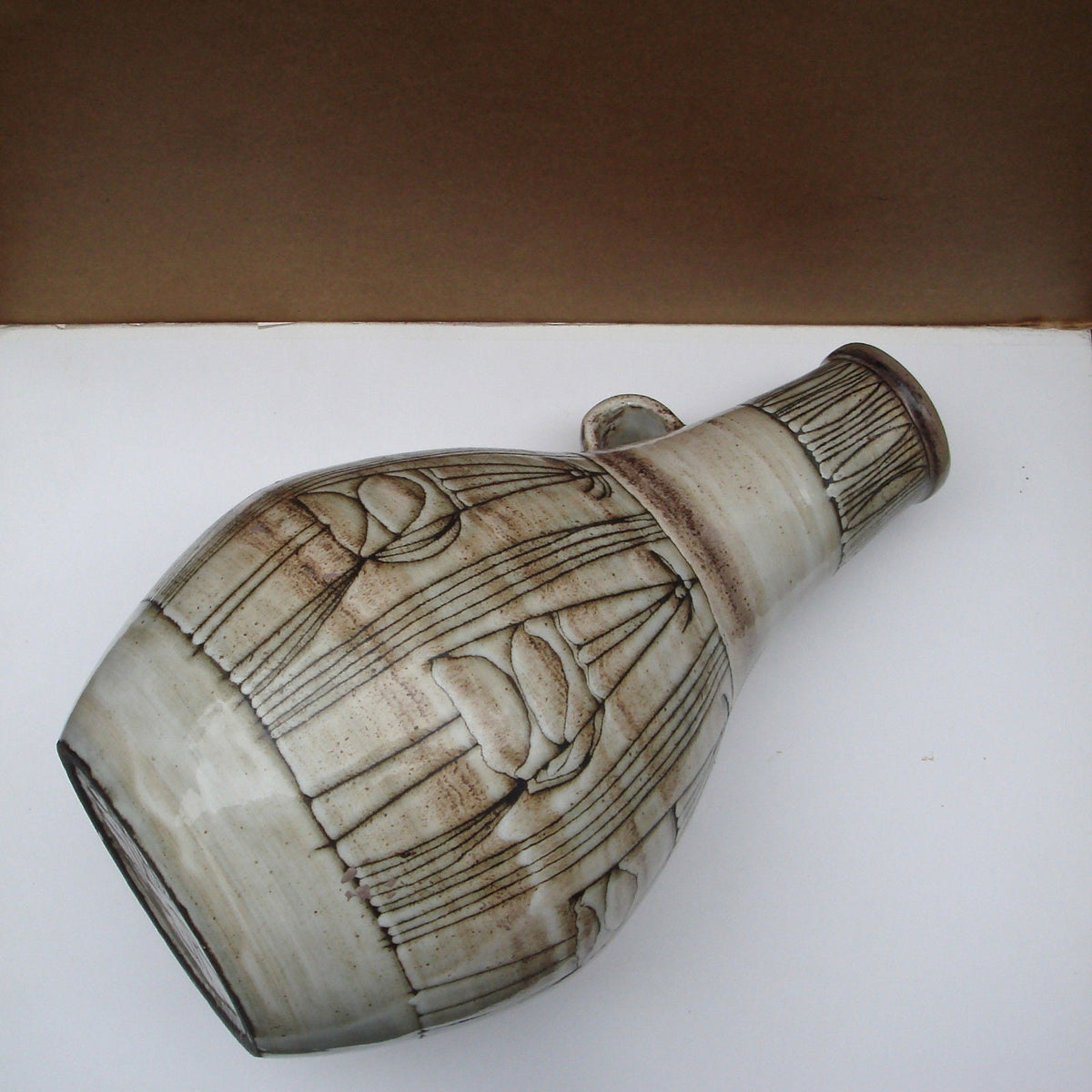 Keramikvase von Jacques Pouchain, Dieulefî, 1950