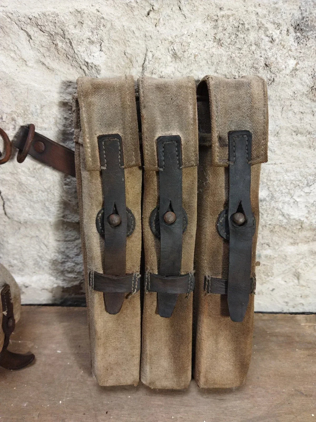 Lot de portes chargeurs Militaria Allemand WW2