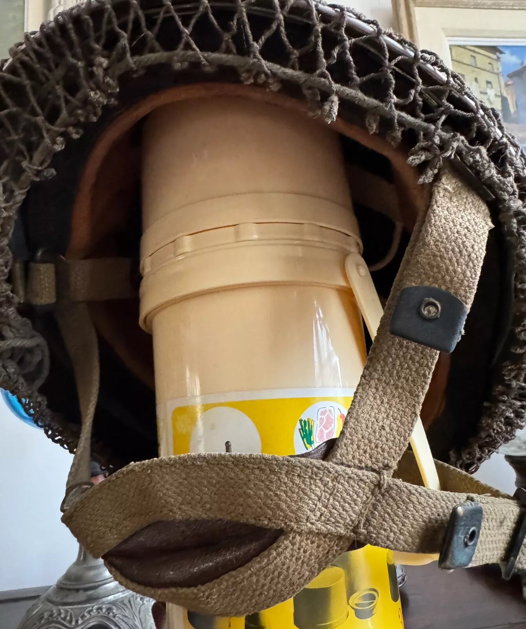 SUPERBE CASQUE GB MK III PARACHUTISTE BRITANNIQUE BMB 1944 SECONDE GUERRE MONDIALE WW2