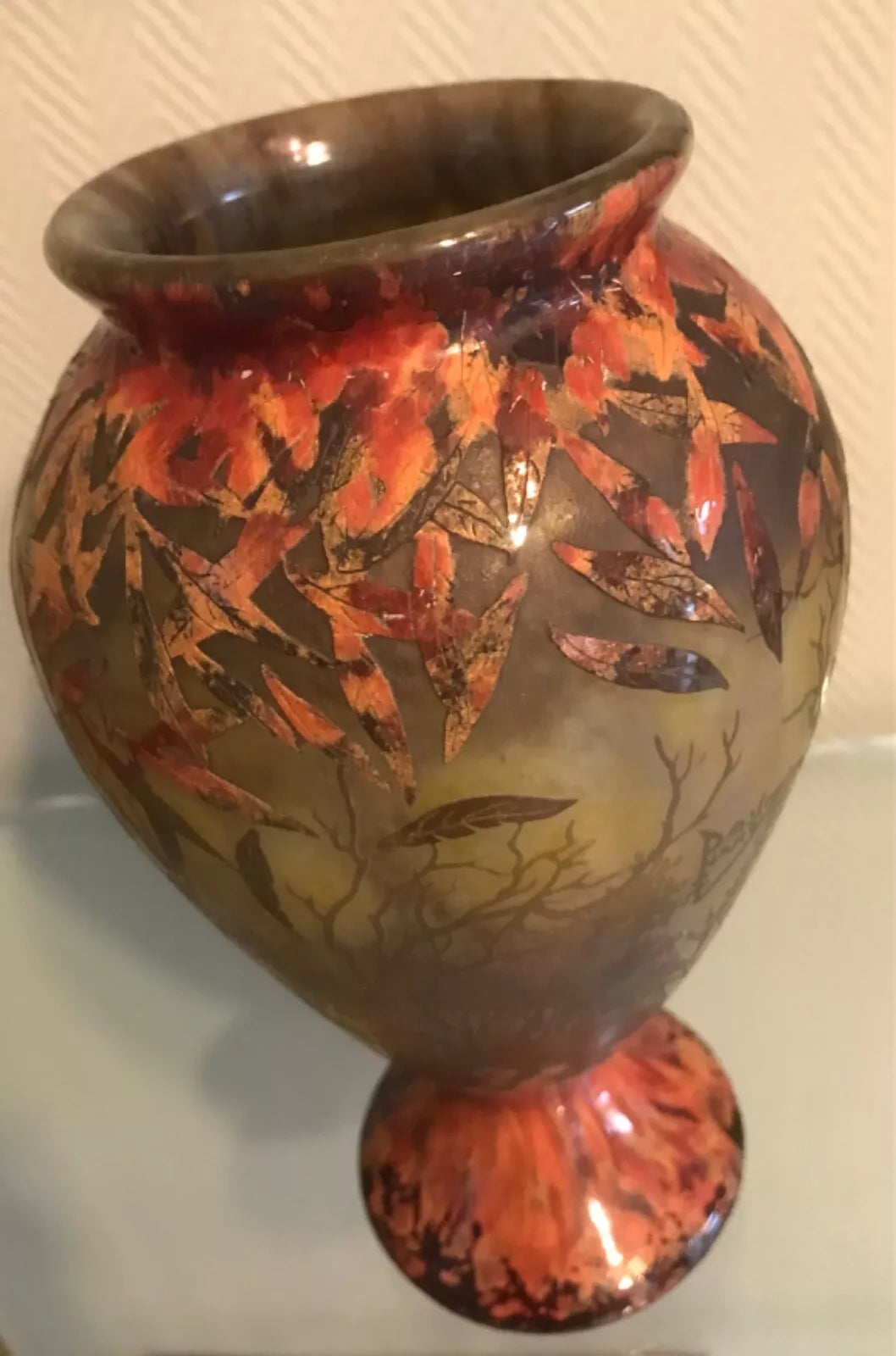 EMAIELLEERTE DAUM NANCY-VASE