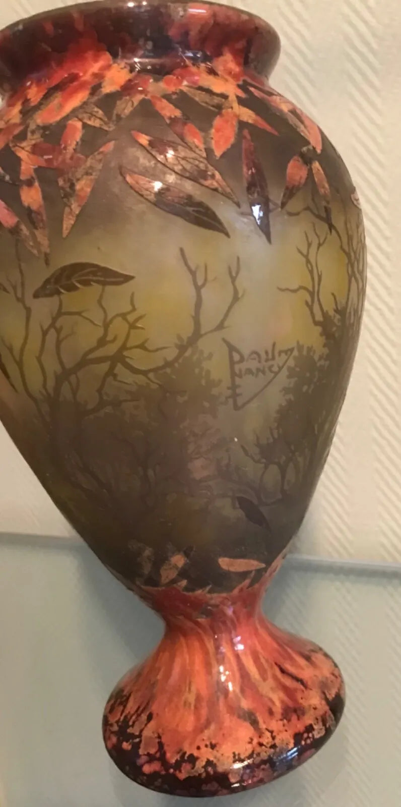 EMAIELLEERTE DAUM NANCY-VASE