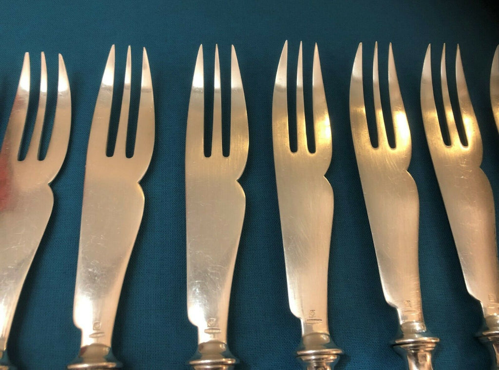 Ensemble de 12 fourchettes à melon CHRISTOFLE