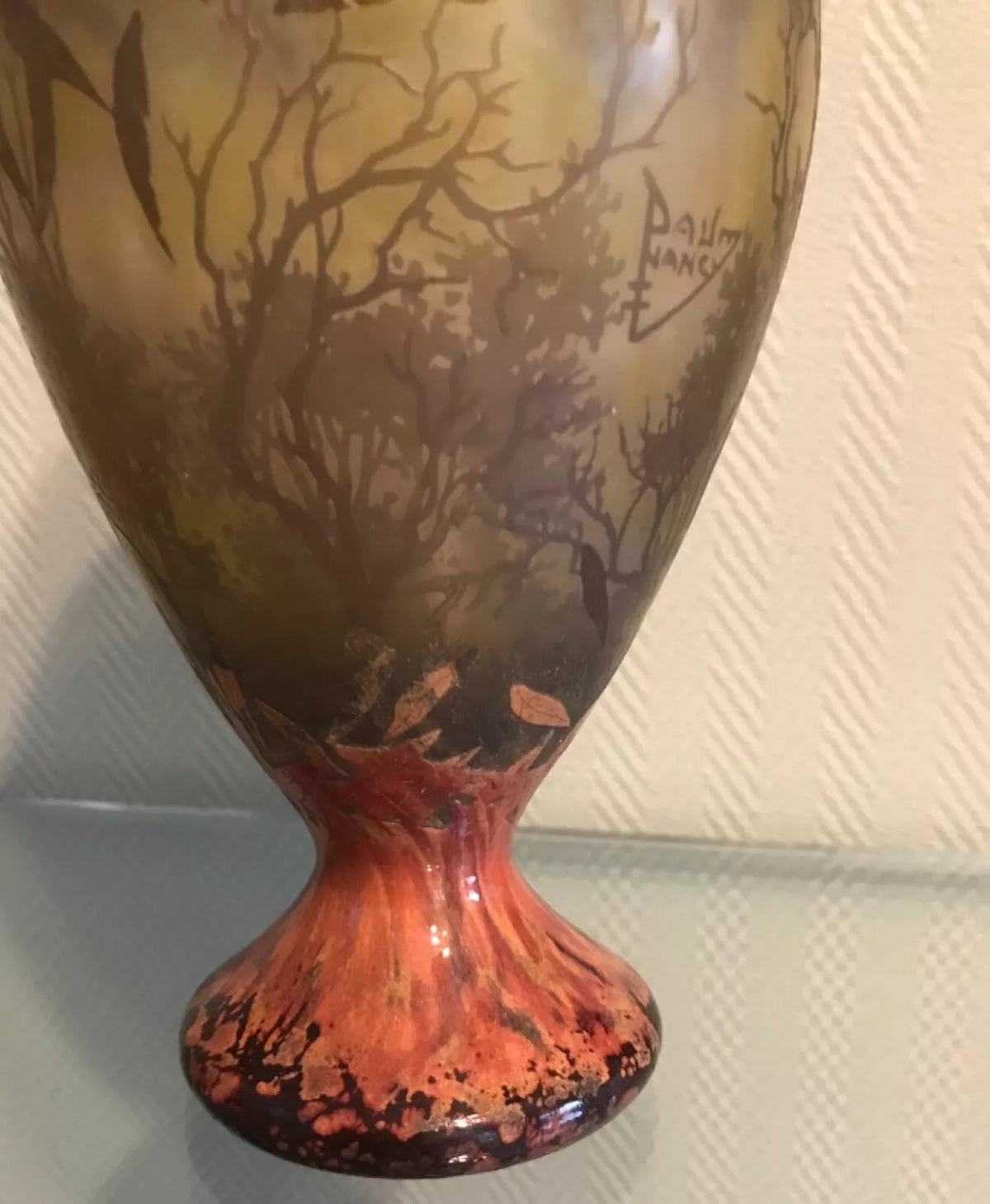 EMAIELLEERTE DAUM NANCY-VASE
