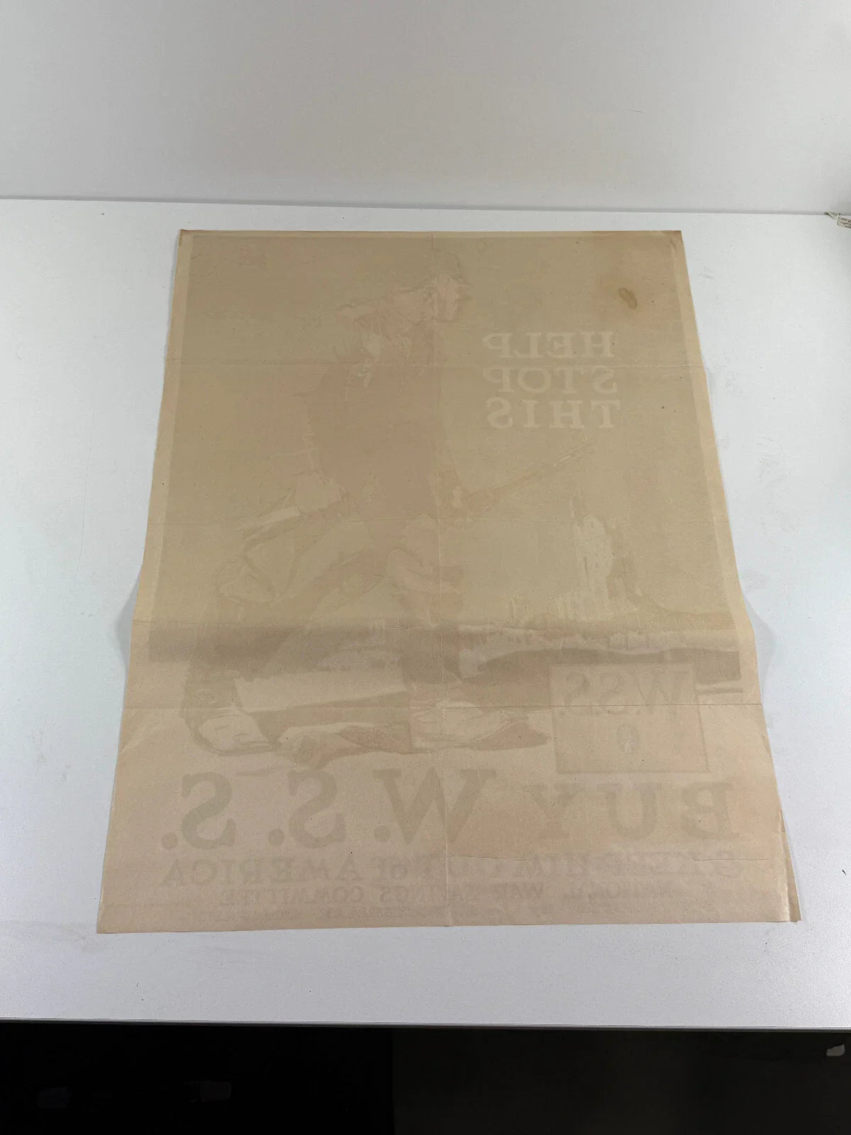 Affiche original propagande américaine Adolph Treidler Allemagne 1915