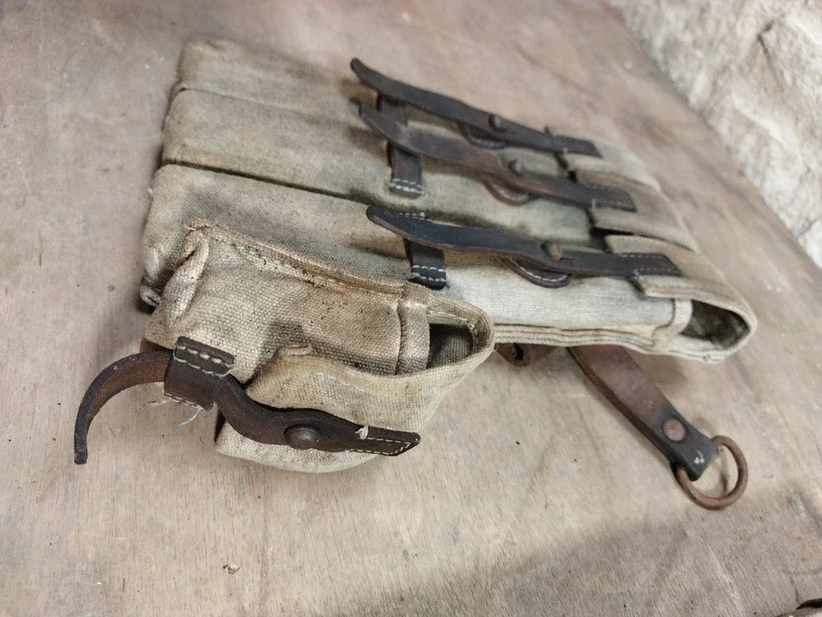 Lot de portes chargeurs Militaria Allemand WW2