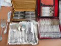 SUPERBE ENSEMBLE EMPIRE ARGENT MASSIF 89 PIECES MINERVE