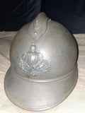 Casque Adrian Modèle 1915 – Génie Français, Insigne 1er Type