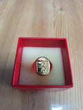 Chevalière or 18 carats Lion des Flandres