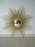 Ancien Miroir Soleil signé Chaty-Vallauris