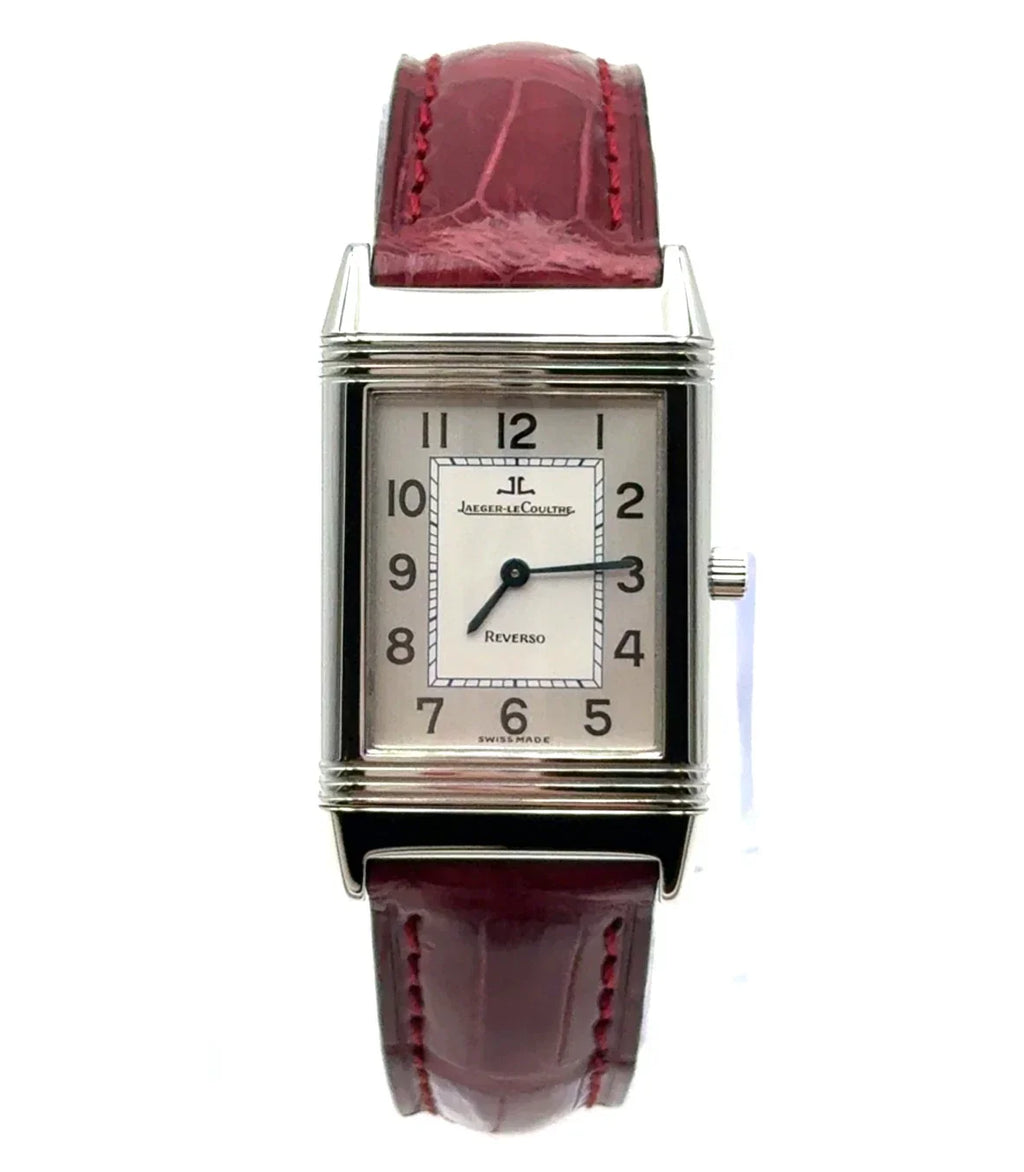Montre Jaeger LeCoultre Reverso acier à remontage manuel