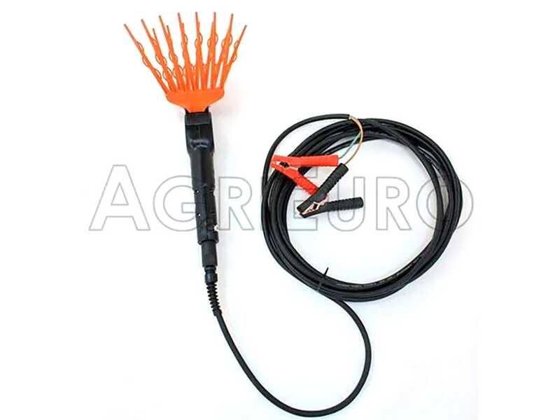 TecnoVIR Olivir – Kamm Vibrations zu Akku, Stange Teleskop 120-200 cm