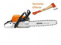 Kettensäge Stihl Ms 400 C-M mit 2 Ketten D’Origine + Hachette von Bucheron